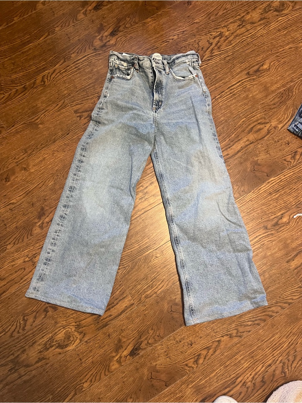 Citizens of Humanity Light Blue Women’s Wide Leg Straight-Leg Paloma Jeans